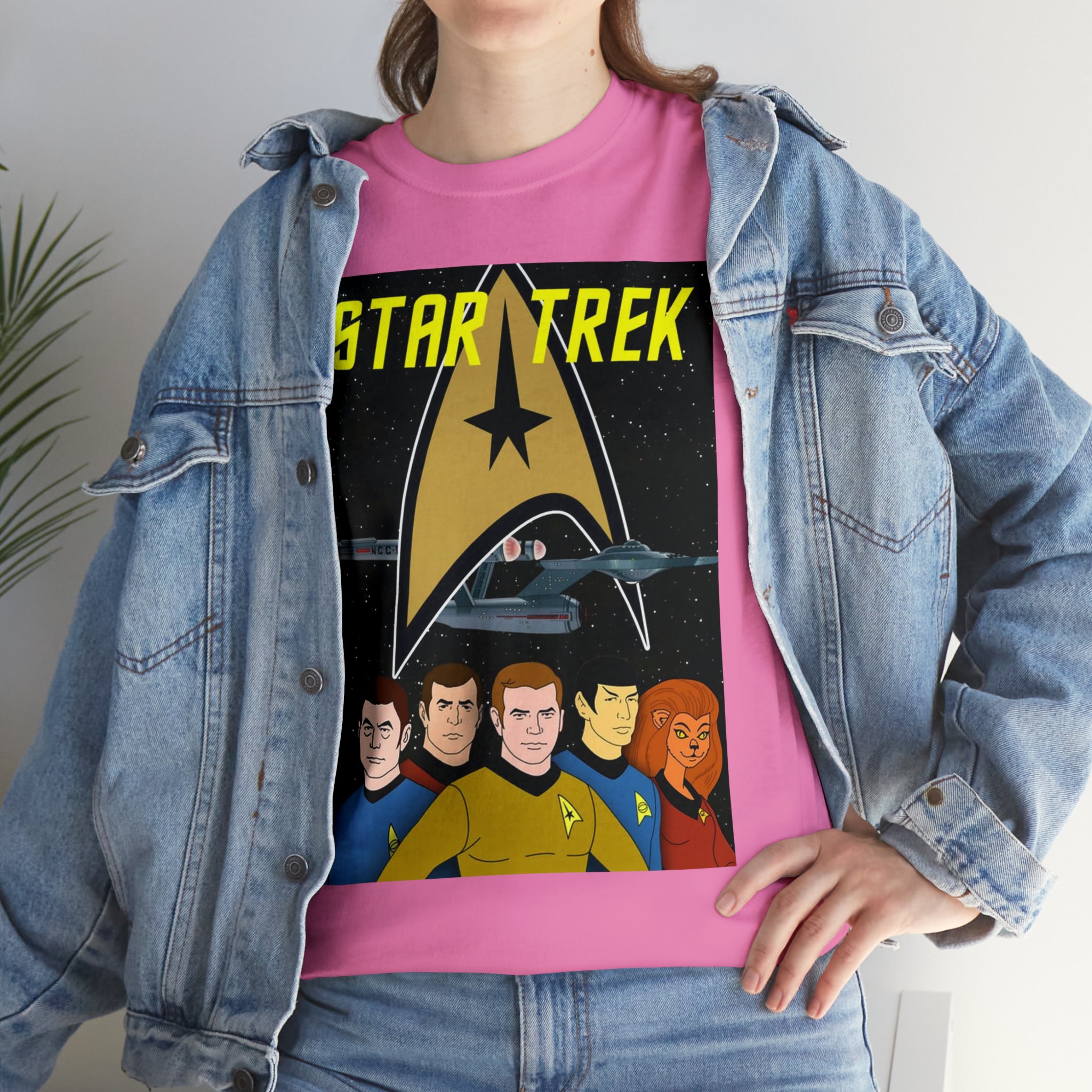 Star Trek Cartoon- Unisex Heavy Cotton T-Shirt - Creations by Chris and Carlos